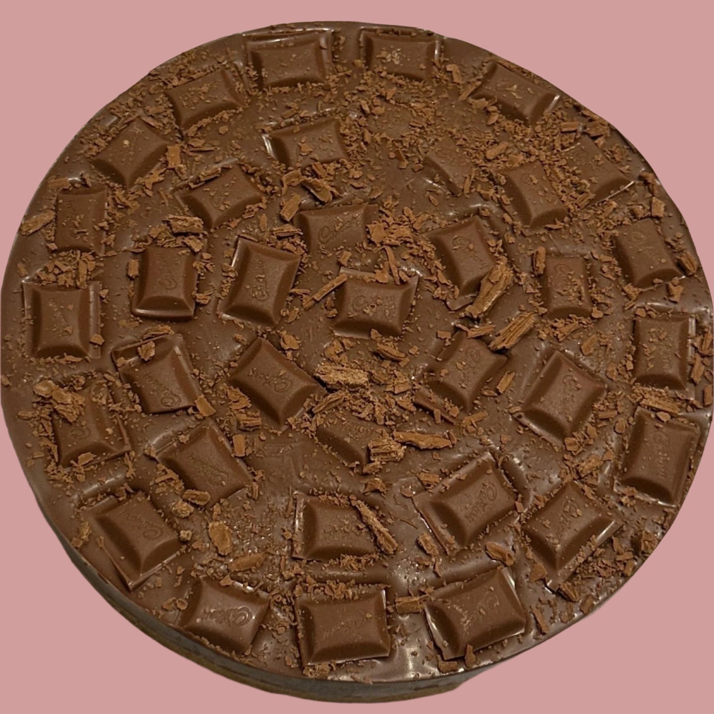 Chocolate Cookie pie view from above