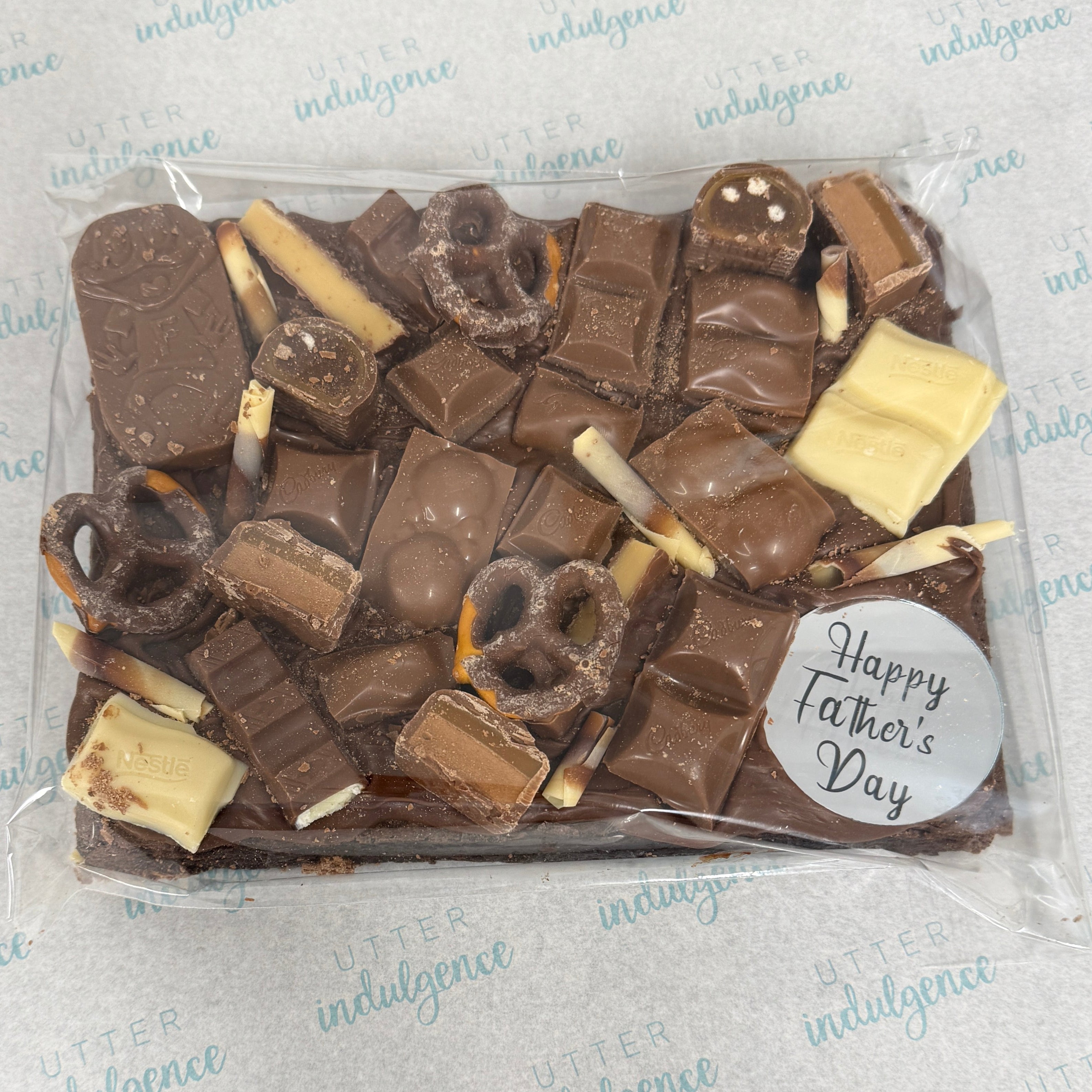 Father's Day Brownie Slab