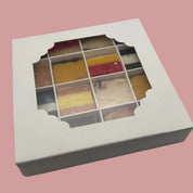 Mixed fudge in gift box