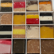 Mixed fudge close up view